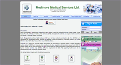 Desktop Screenshot of medinovamedicalbd.com